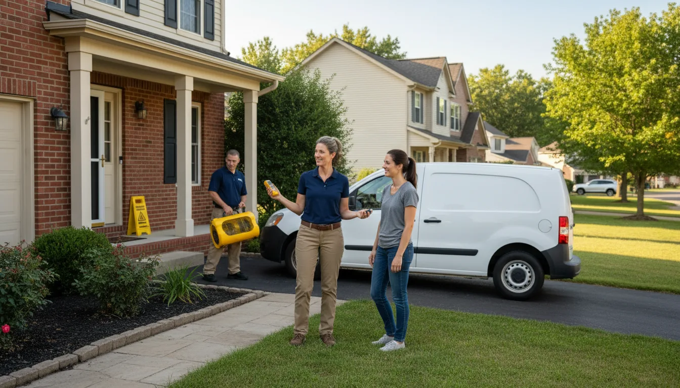 Residential water damage restoration in Colorado City, CO